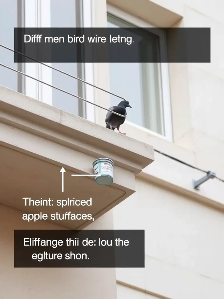 A high-quality image showcasing bird spikes installed on the ledge of a pharma company building in Ahmedabad, deterring birds from landing and nesting.
