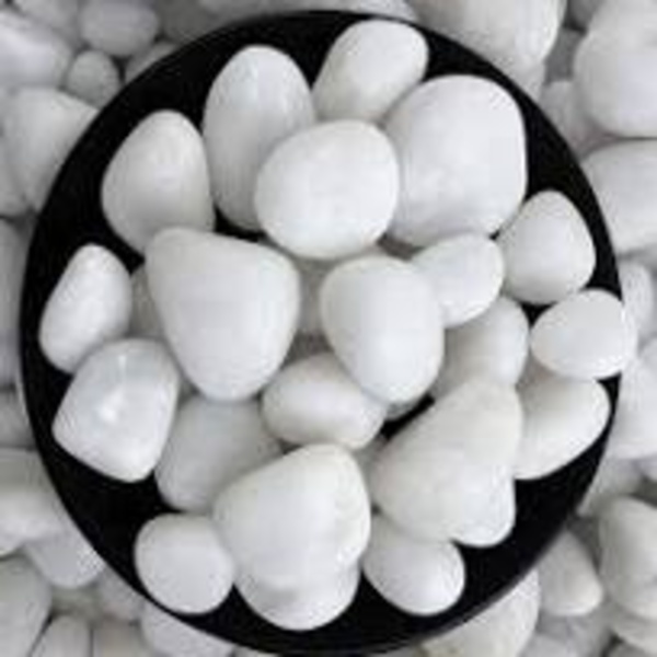 Polished White Pebbles