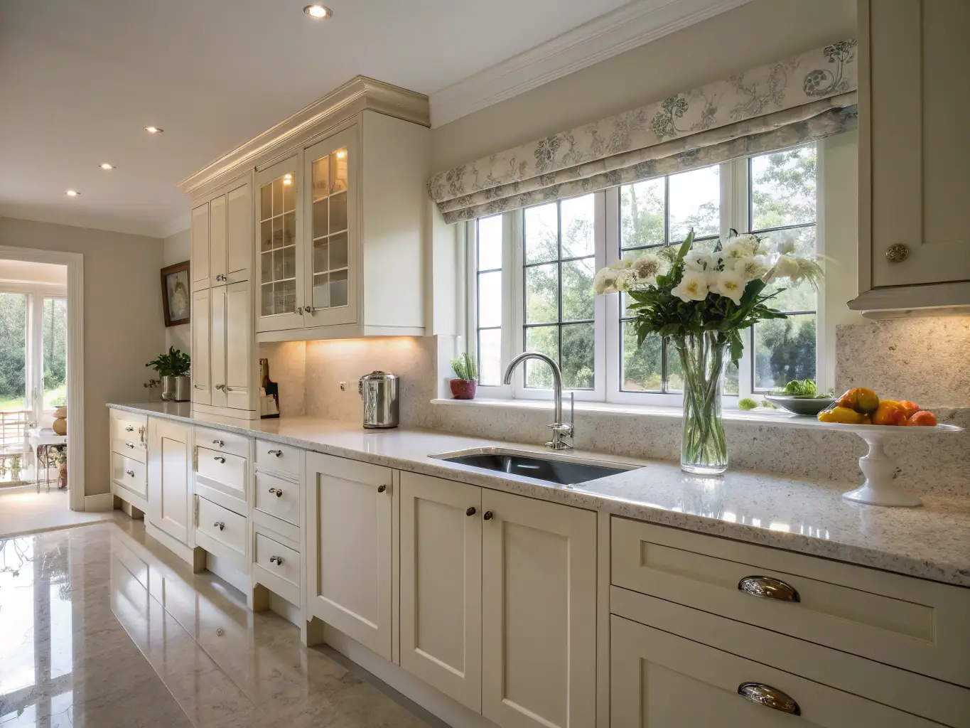 A clean, modern kitchen with no visible pests, representing a pest-free home environment achieved through Span Shield's cockroach control services.