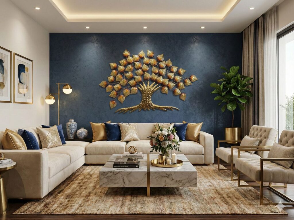 Wall Decor Sculpture 3D Metal Craft