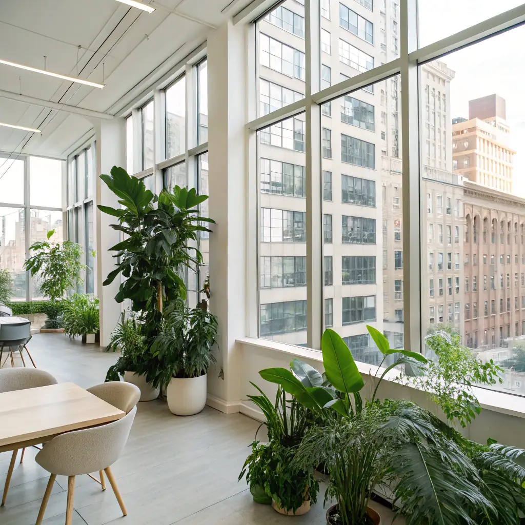 Artificial bamboo plants